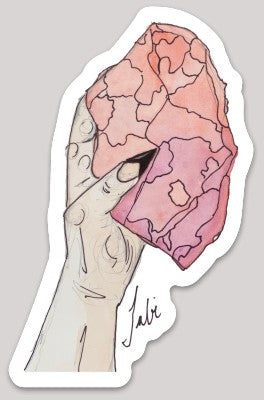 Rose Quartz Sticker